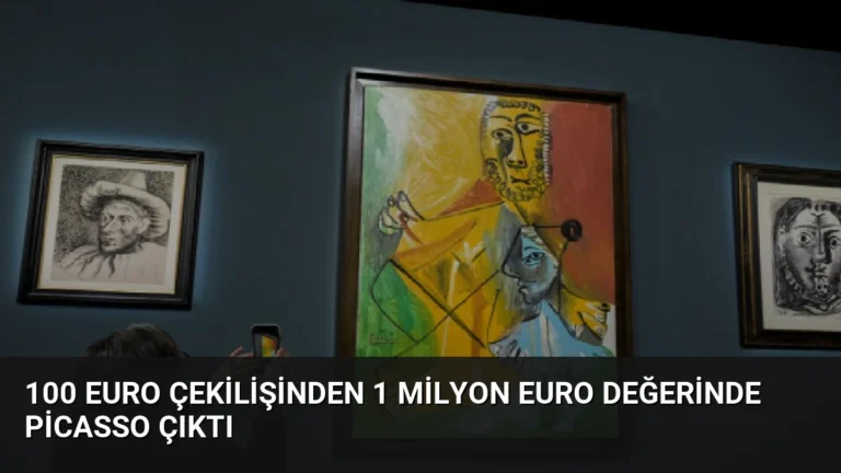 100 Euro Çekilişinden 1 Milyon Euro Değerinde Picasso Çıktı