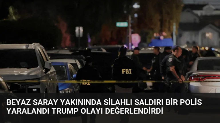 Beyaz Saray Yakınında Silahlı Saldırı Bir Polis Yaralandı Trump Olayı Değerlendirdi