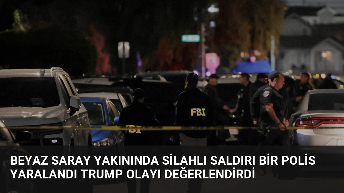 Beyaz Saray Yakınında Silahlı Saldırı Bir Polis Yaralandı Trump Olayı Değerlendirdi