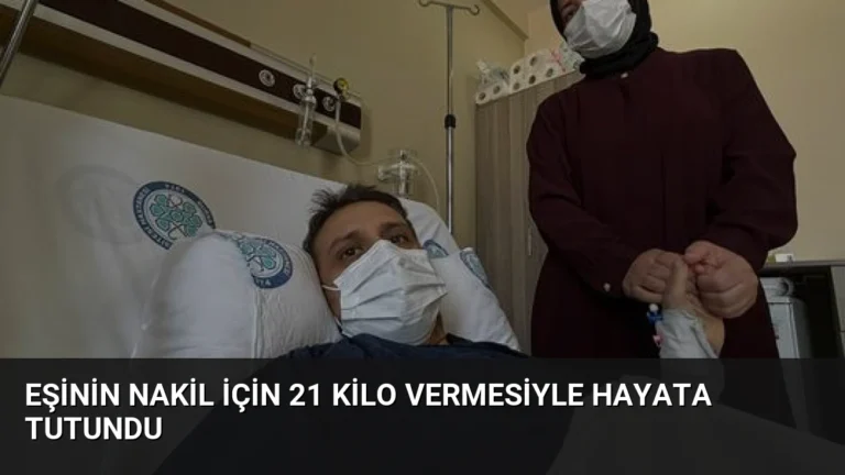 Eşinin Nakil İçin 21 Kilo Vermesiyle Hayata Tutundu