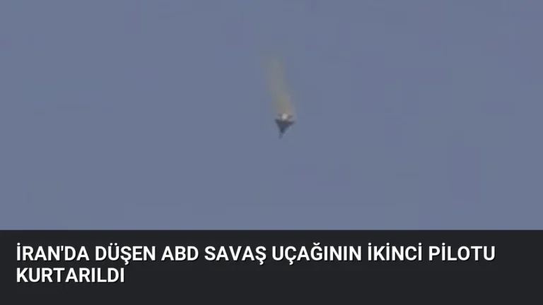 İran’da Düşen ABD Savaş Uçağının İkinci Pilotu Kurtarıldı