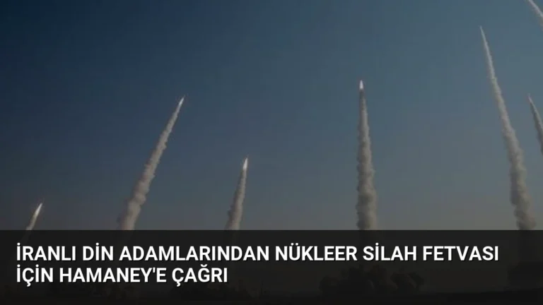 İranlı Din Adamlarından Nükleer Silah Fetvası İçin Hamaney’e Çağrı