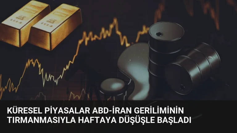 Küresel Piyasalar ABD-İran Geriliminin Tırmanmasıyla Haftaya Düşüşle Başladı