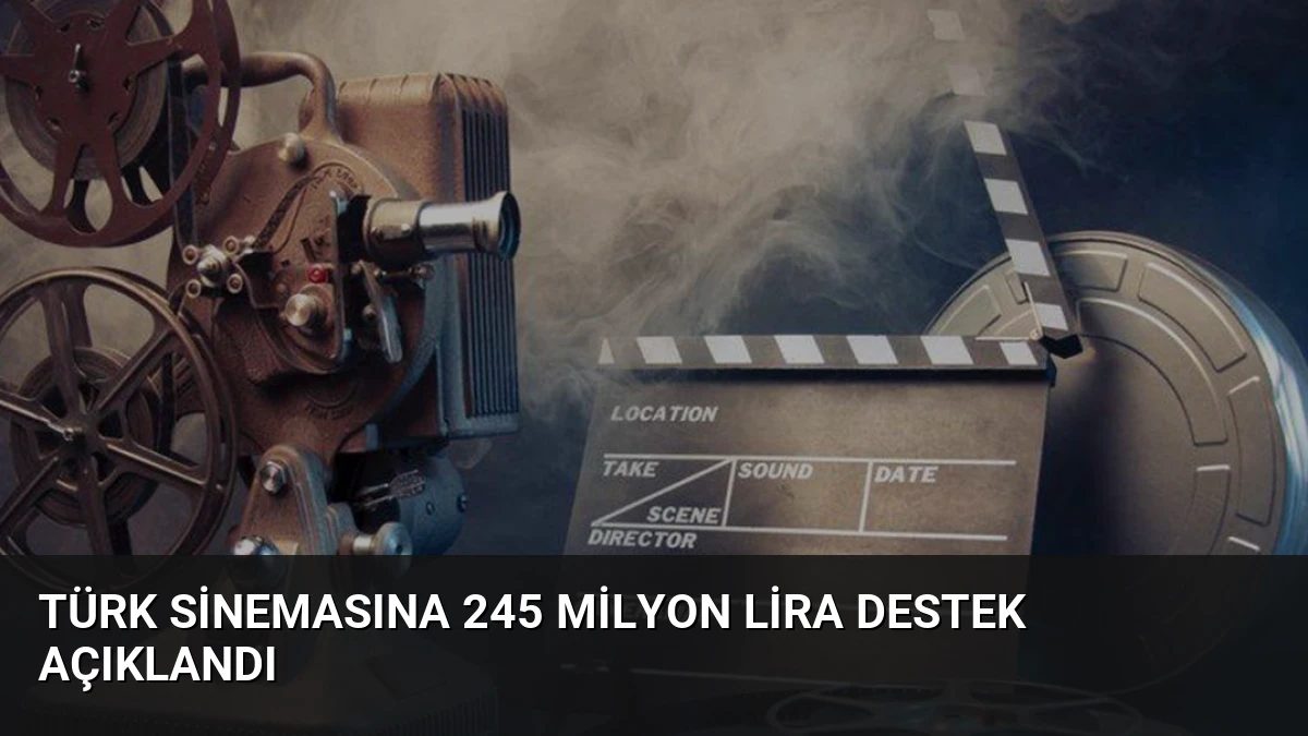 Türk Sinemasına 245 Milyon Lira Destek Açıklandı