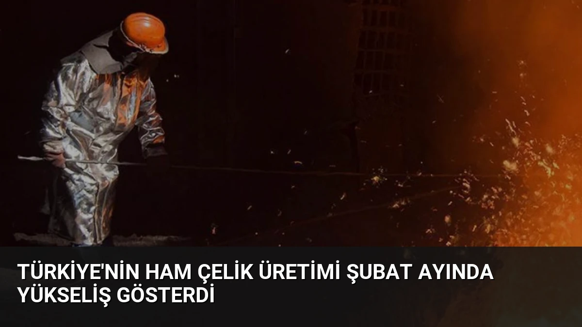 Türkiye’nin Ham Çelik Üretimi Şubat Ayında Yükseliş Gösterdi