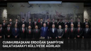 Cumhurbaşkanı Erdoğan Şampiyon Galatasaray’ı Külliye’de Ağırladı