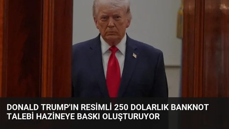 Donald Trump’ın Resimli 250 Dolarlık Banknot Talebi Hazineye Baskı Oluşturuyor