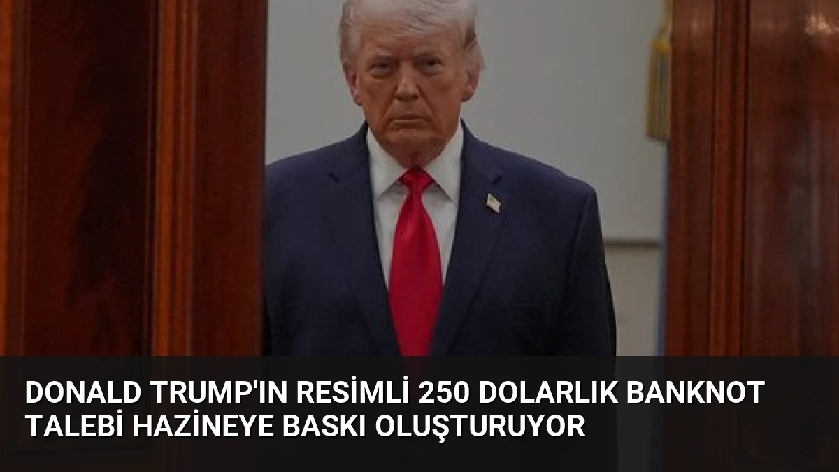 Donald Trump’ın Resimli 250 Dolarlık Banknot Talebi Hazineye Baskı Oluşturuyor
