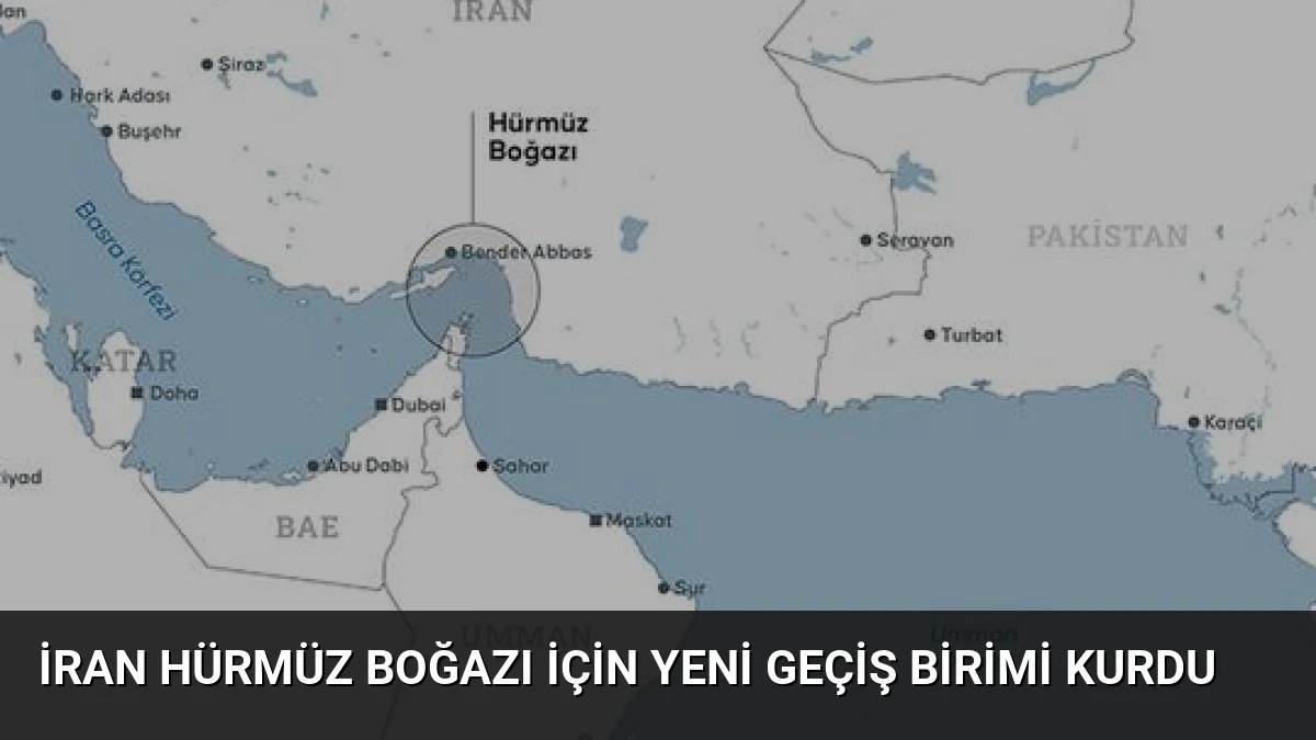 İran Hürmüz Boğazı İçin Yeni Geçiş Birimi Kurdu