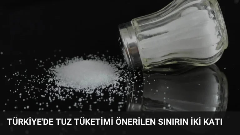 Türkiye’de Tuz Tüketimi Önerilen Sınırın İki Katı