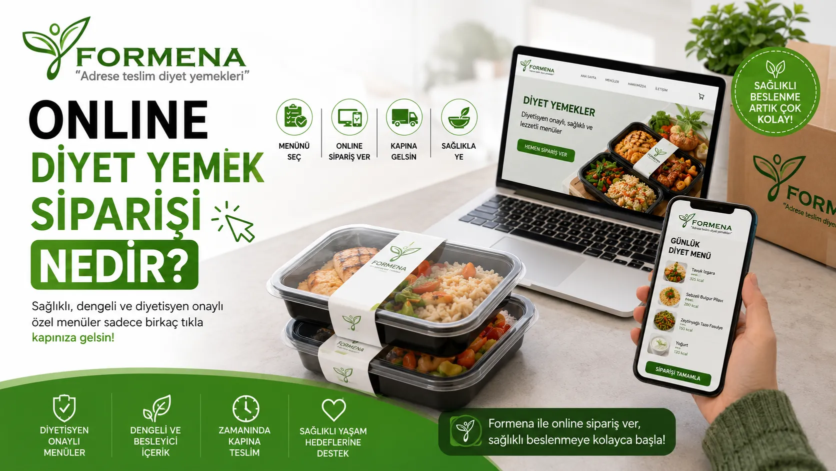 Online diyet yemek siparişi nedir?
