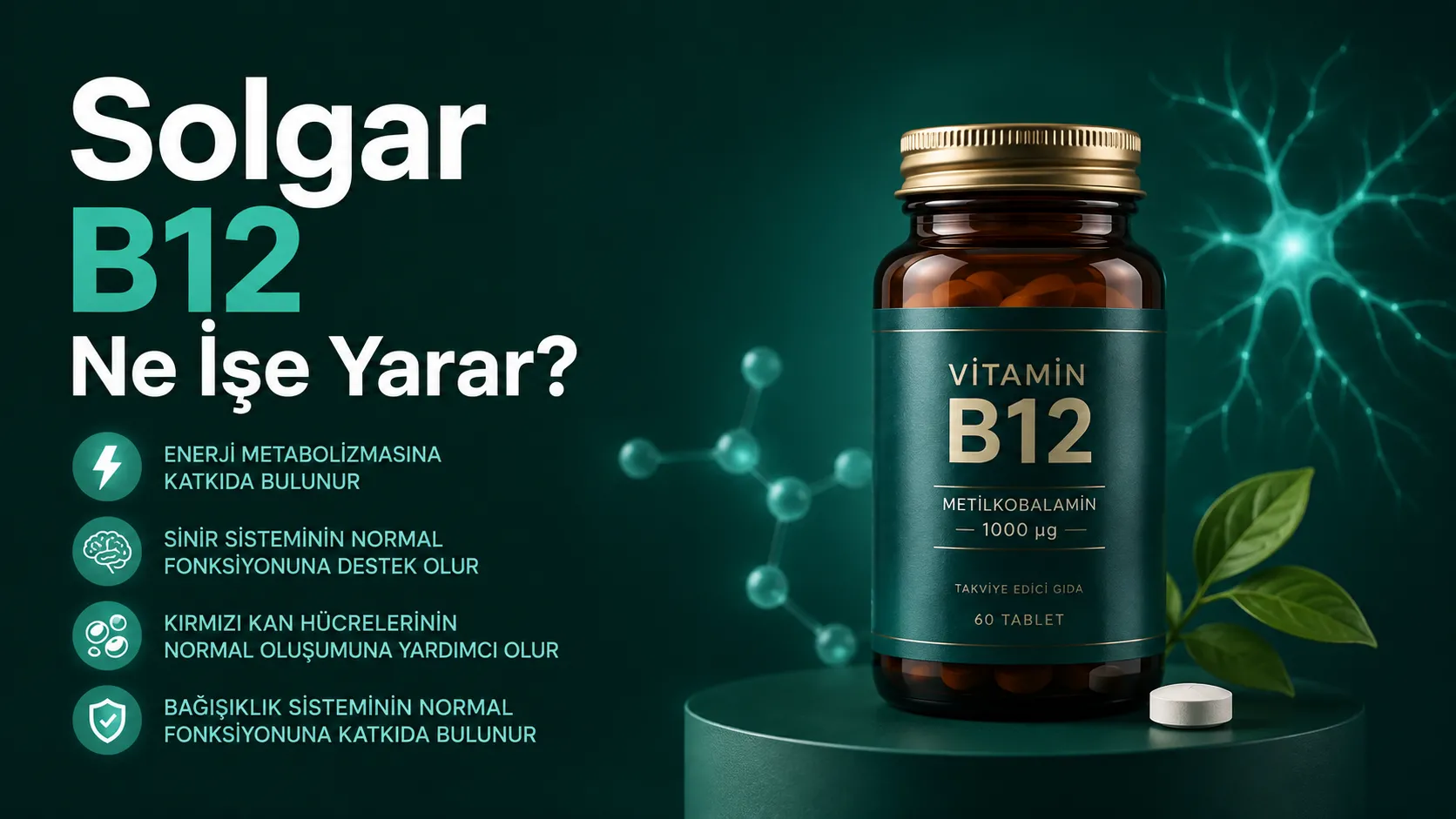 Solgar B12 Ne İşe Yarar?