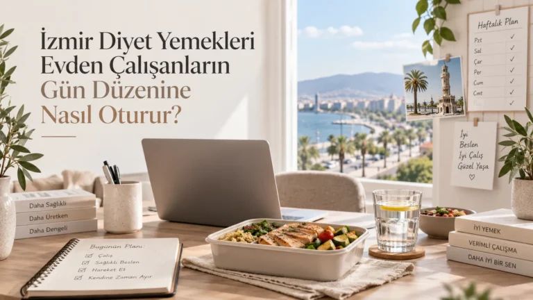 İzmir Diyet Yemekleri Evden Çalışanların Gün Düzenine Nasıl Oturur?