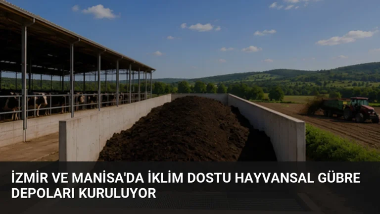 İzmir ve Manisa’da İklim Dostu Hayvansal Gübre Depoları Kuruluyor