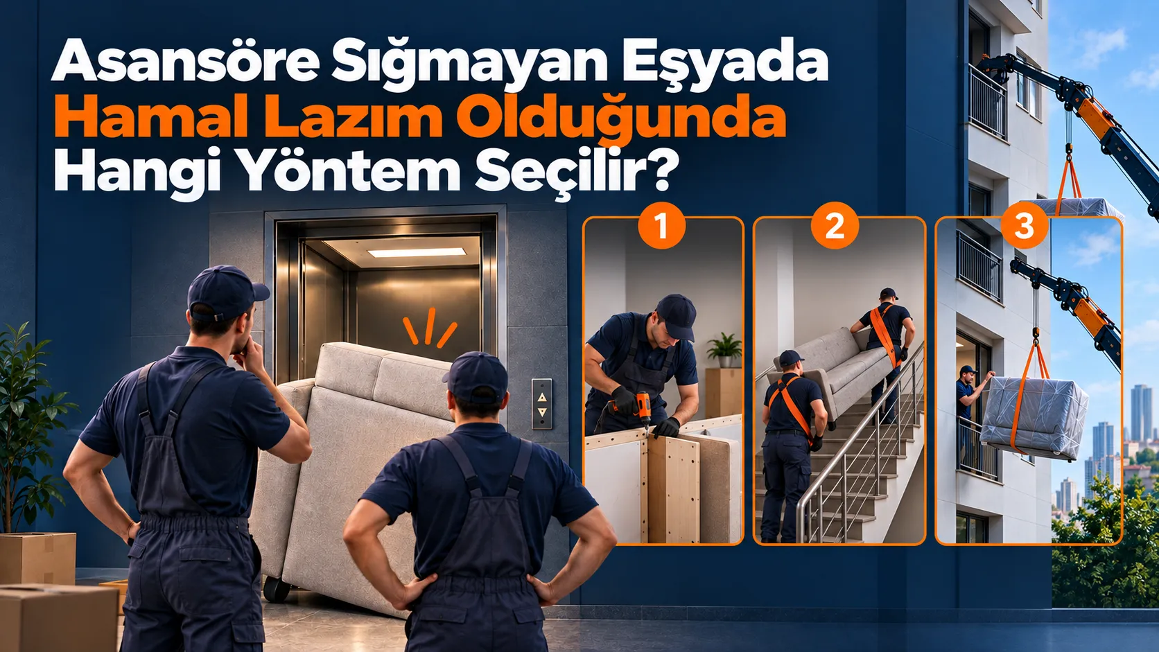 Asansöre Sığmayan Eşyada Hamal Lazım Olduğunda Hangi Yöntem Seçilir?