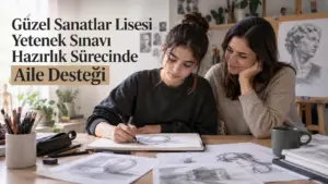 Güzel Sanatlar Lisesi Yetenek Sınavı Hazırlık Sürecinde Aile Desteği