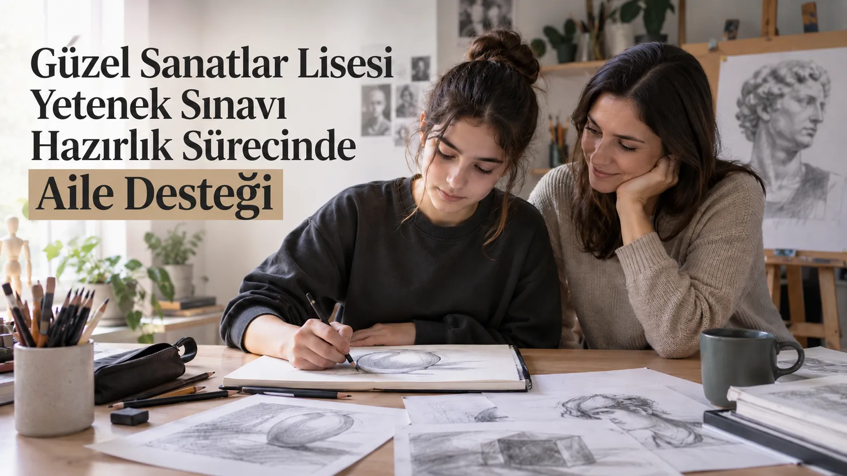 Güzel Sanatlar Lisesi Yetenek Sınavı Hazırlık Sürecinde Aile Desteği