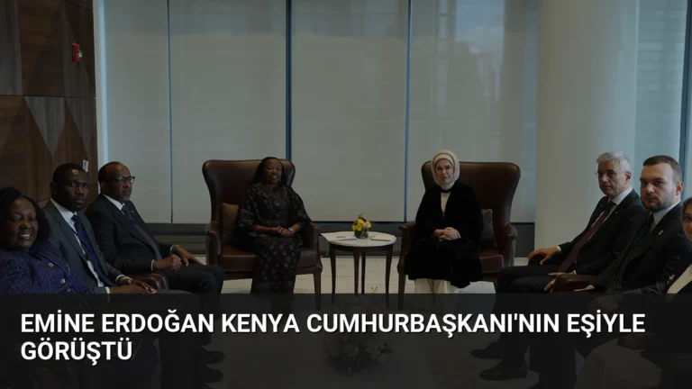 Emine Erdoğan Kenya Cumhurbaşkanı’nın Eşiyle Görüştü