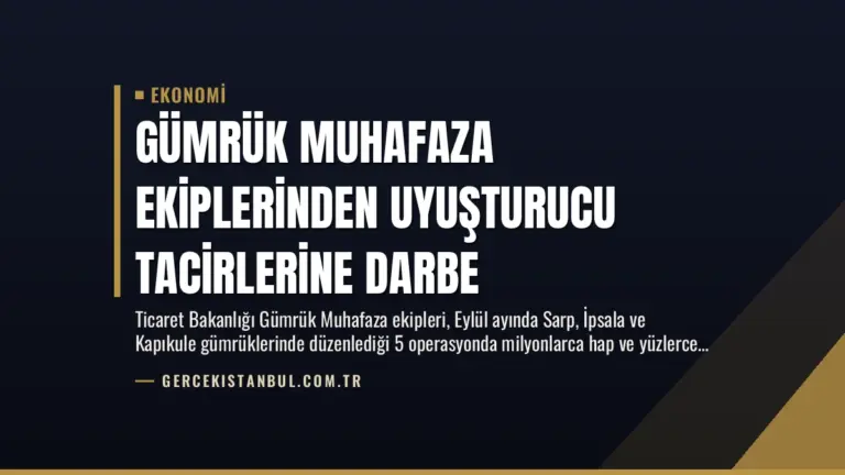 Gümrük Muhafaza Ekiplerinden Uyuşturucu Tacirlerine Darbe